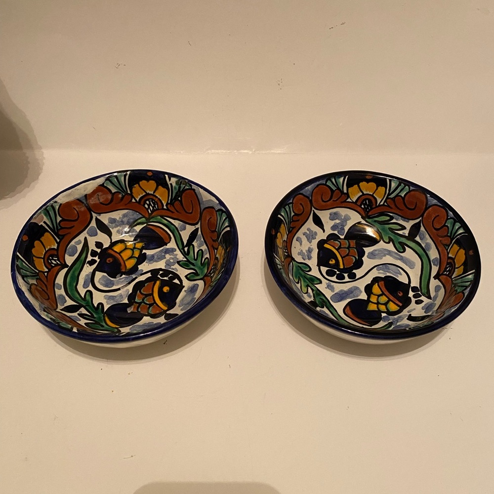 2 Matching Talavera Bowls